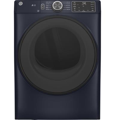 GE 7.8 Cubic Foot Front Load Gas Dryer Sapphire Blue