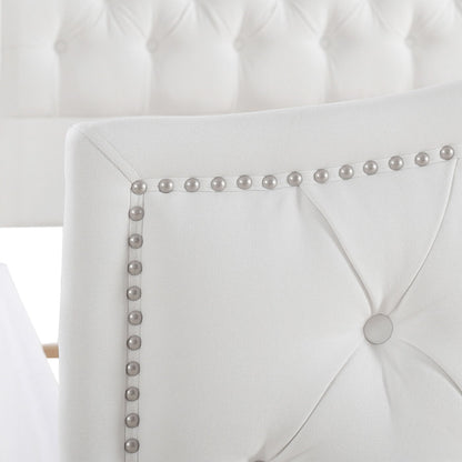 Marcella - Upholstered Shelter Headboard Bed Set