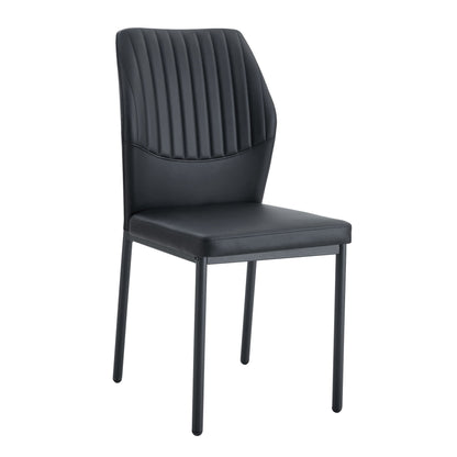 Luxury Simple Chair With Metal Leg