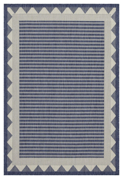 Sunshine - 5'3" X 7'3" Indoor, Outdoor Area Rug - Blue
