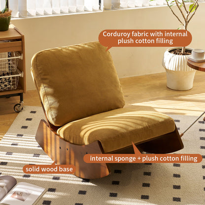 Comfortable High-Quality Upholstery Glider Rocking Chair