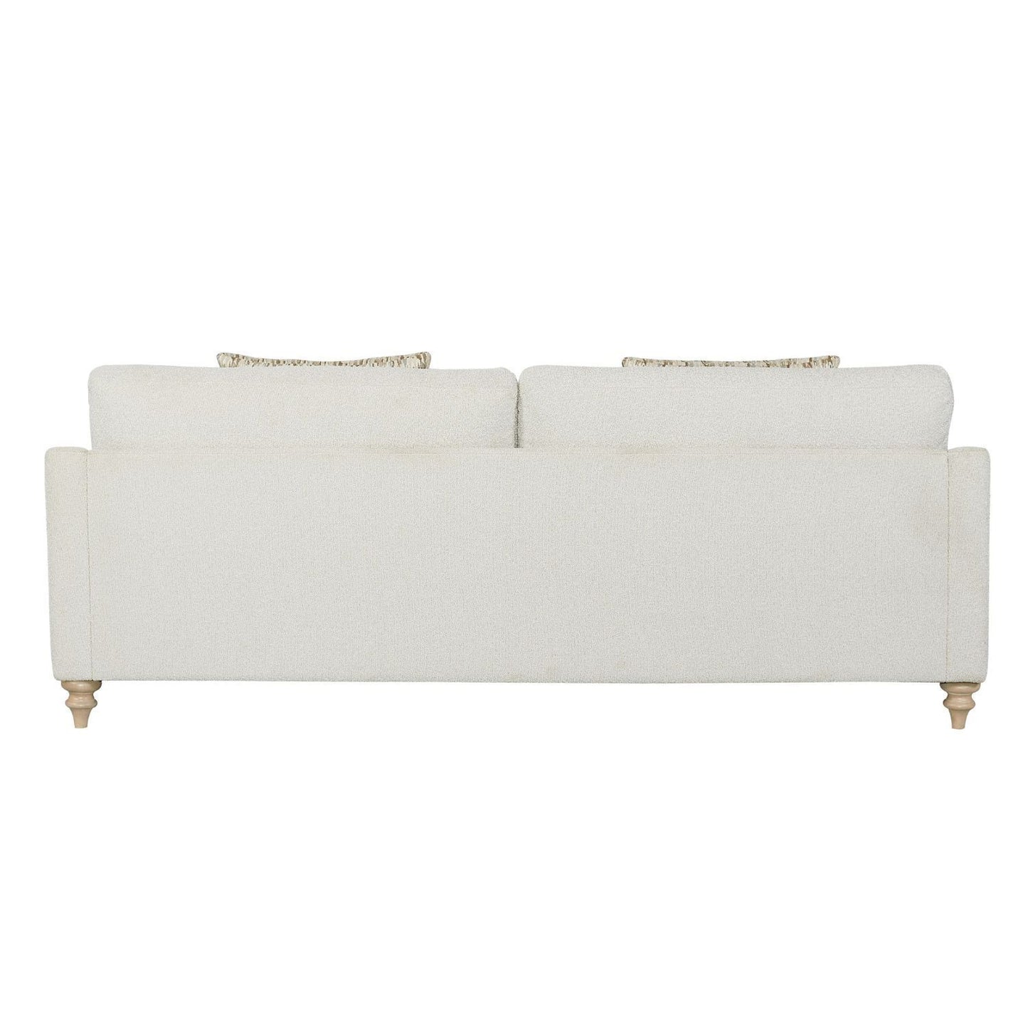 Sofa Single Reverable Cushion With 2 Pillows - Off White