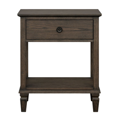 Victoria - Bedside Table With Drawer And Shelf