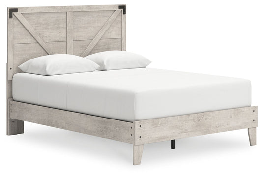 Shawburn - Platform Bed With Crossbuck Panel Headboard