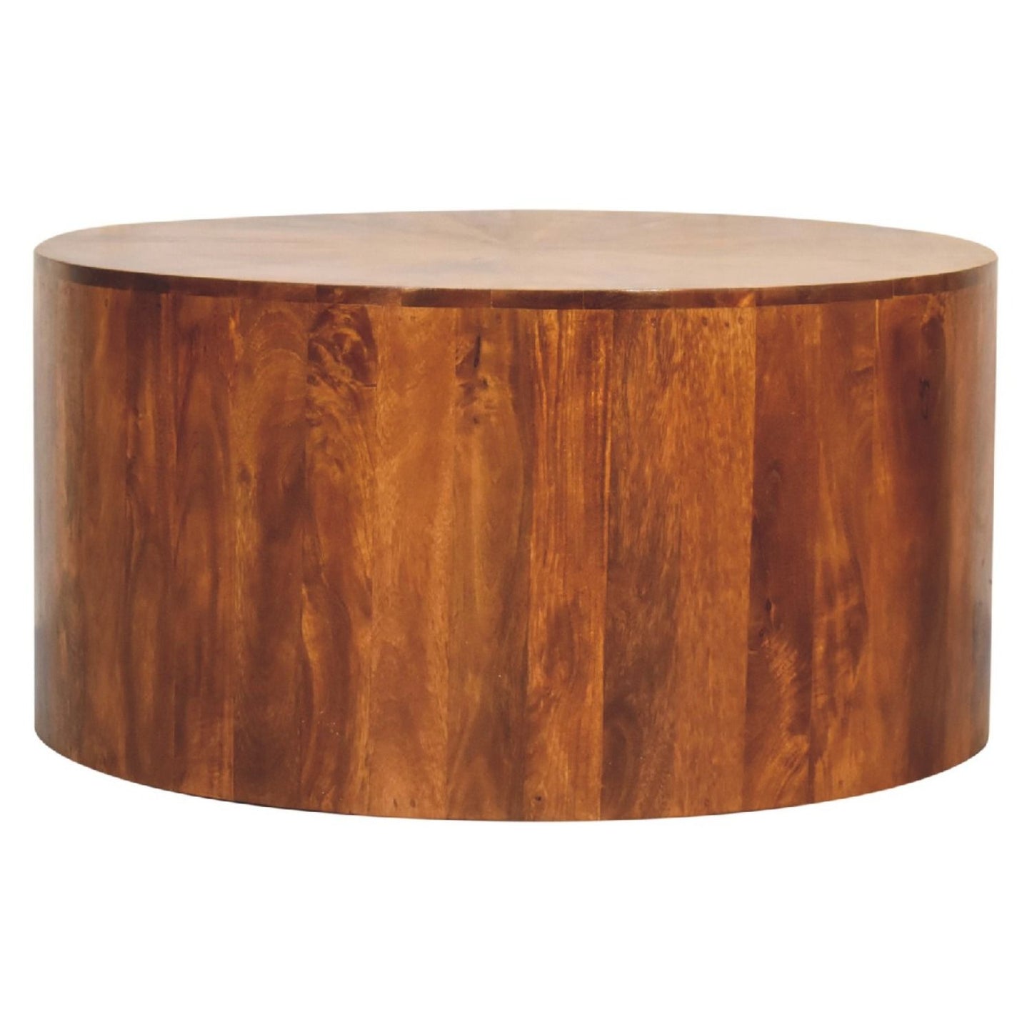 Round Coffee Table - Chestnut
