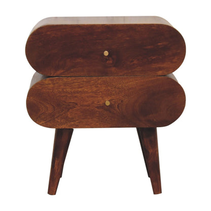 Bubble Nightstand - Brown