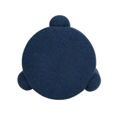 Hugo - Round Fully Upholstered Ottoman