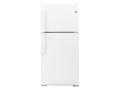 GE 21.9 Cubic Foot Top Mount Refrigerator - White