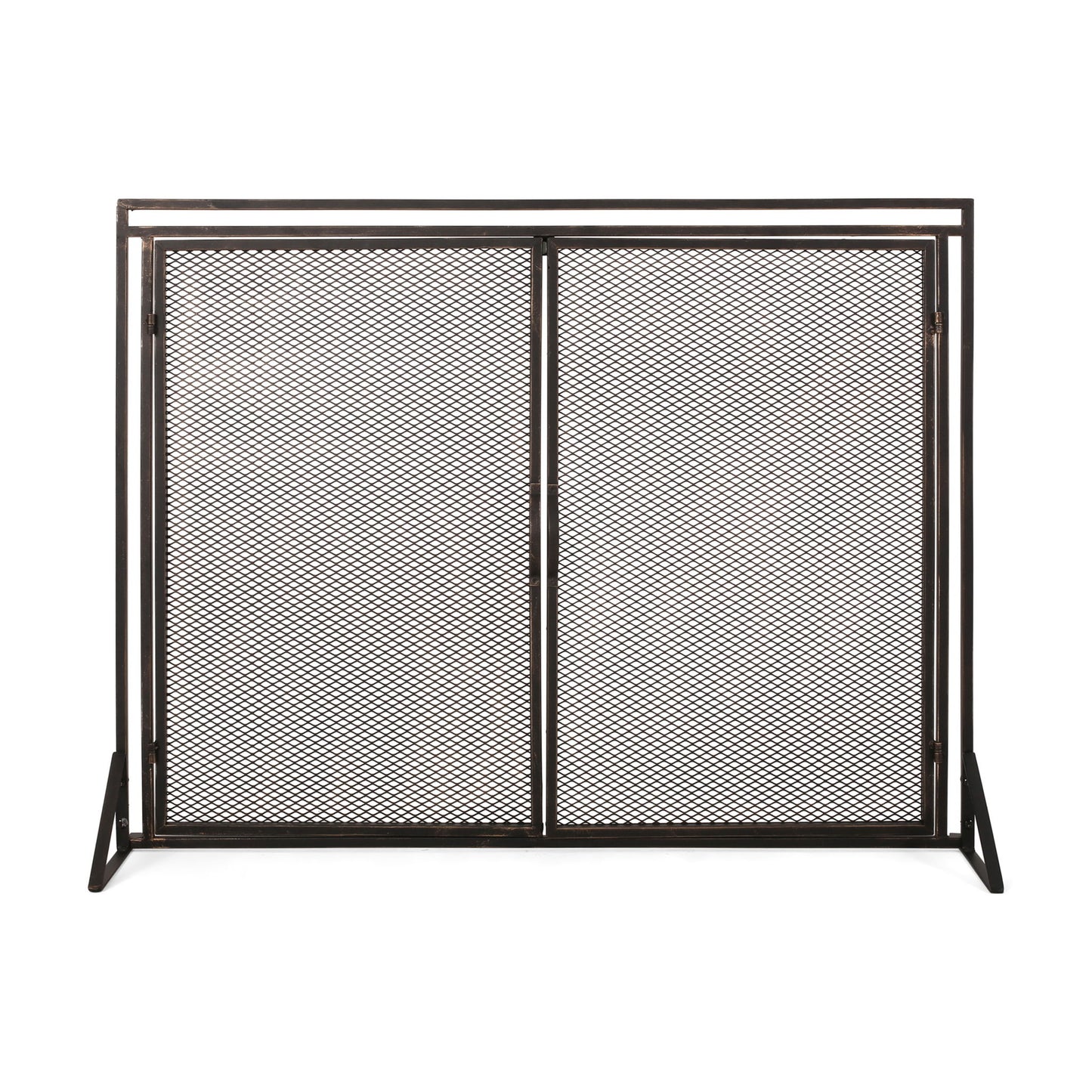 Samantha - Iron Fireplace Screen 2 Door Design