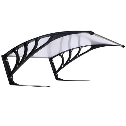 Weather Resistant Polycarbonate Canopy Outdoor Shade Cover For Robotic Lawn Mowers - Black