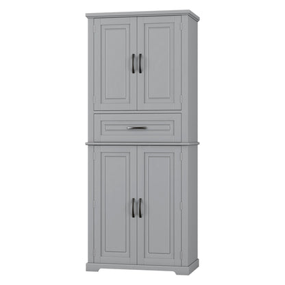 Bathroom Storage Cabinet With Multifunctional Storage Space, Drawer With Slide Rails, Adjustable Shelf