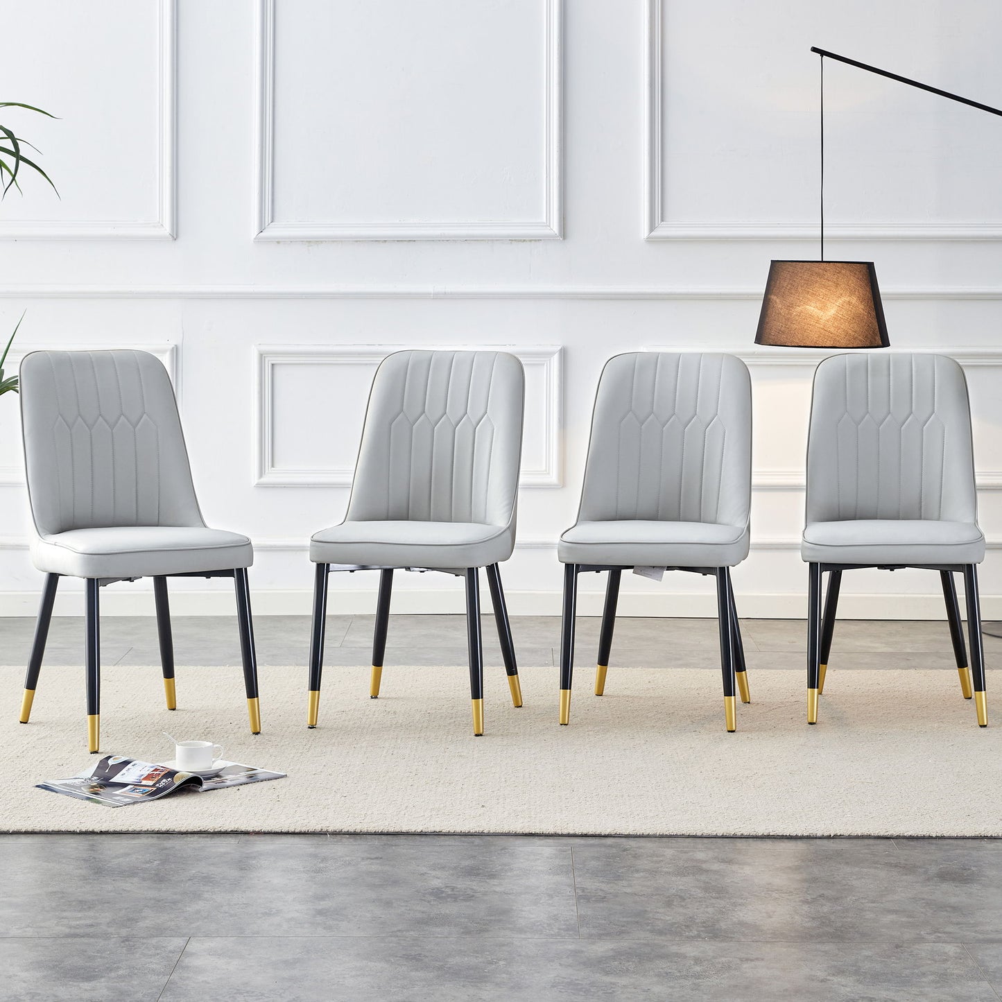 Modern Chair With Metal Legs