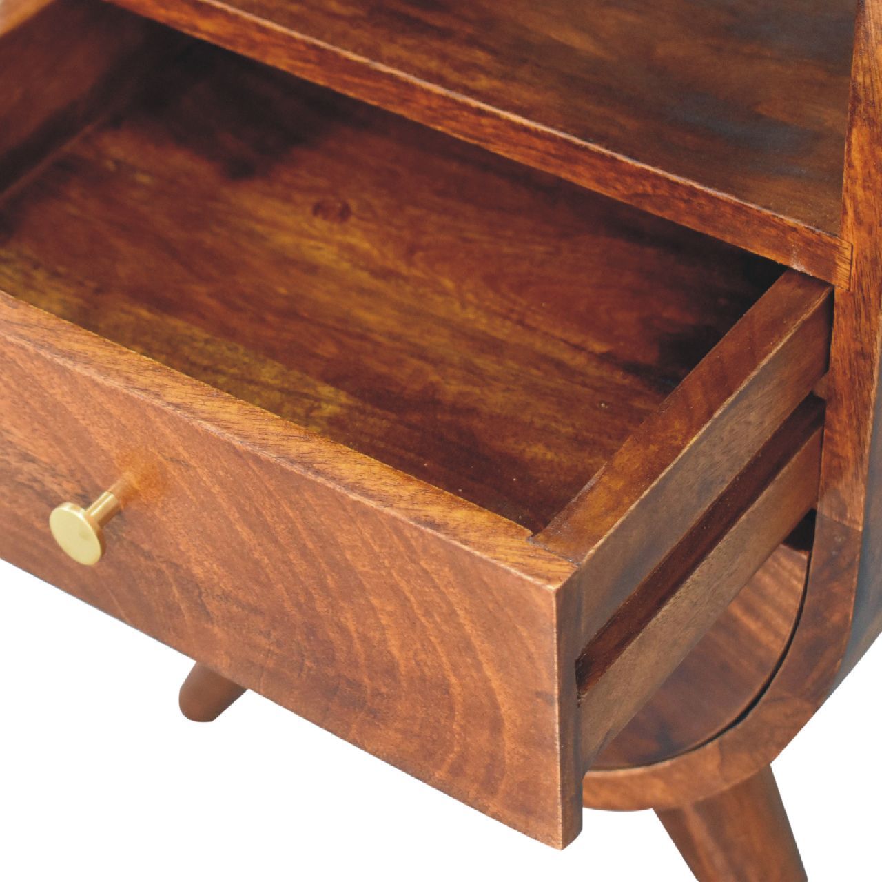 Split - Bedside Table - Chestnut