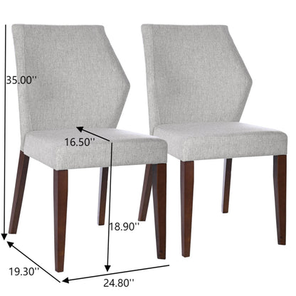 Luca - Dining Chair (Set of 2) - Light Gray