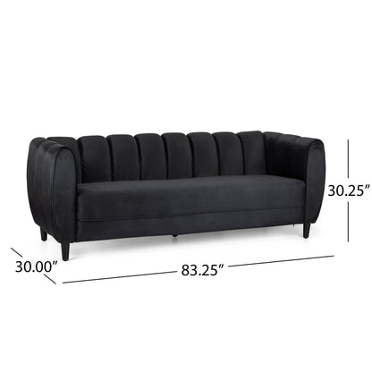 Miranda - Modern Glam Velvet 3 Seater Sofa