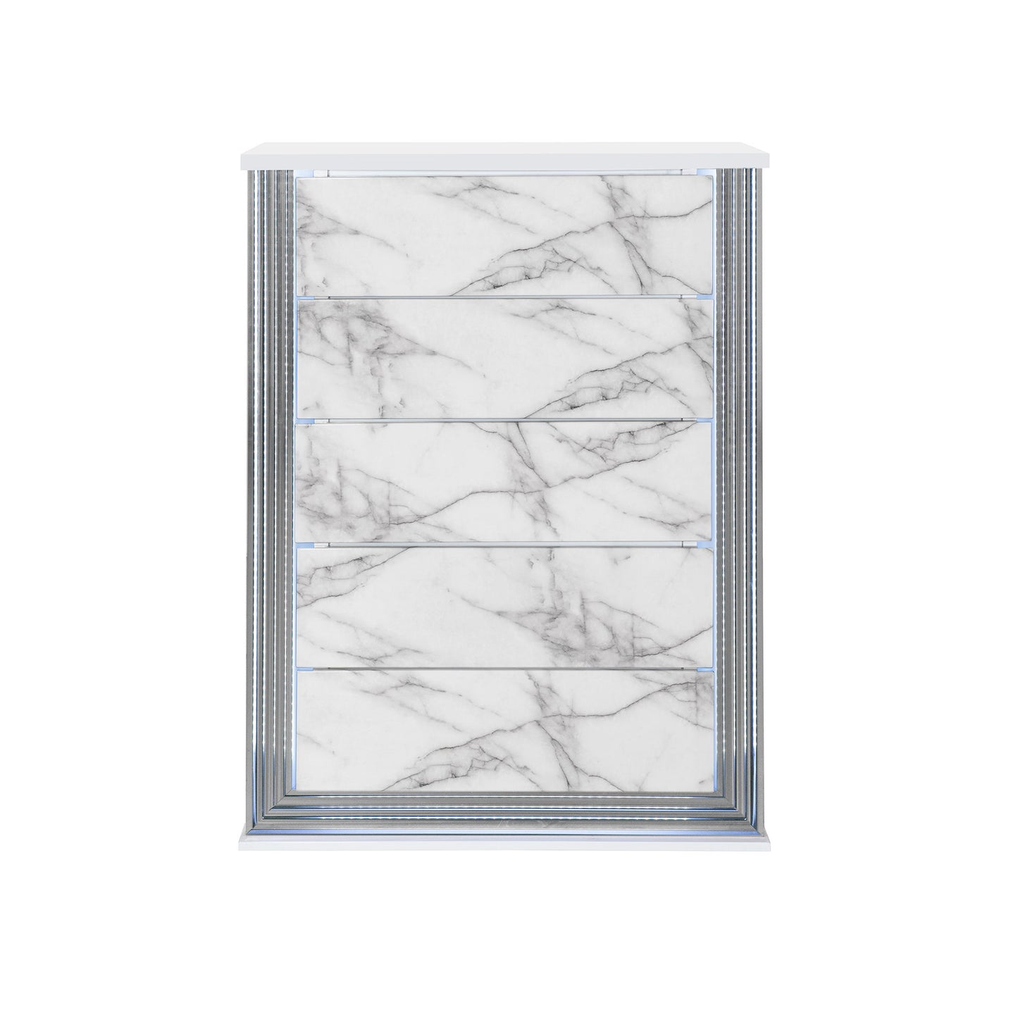 Moon - Chest With LED - White Marble