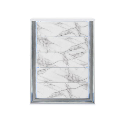 Moon - Chest With LED - White Marble