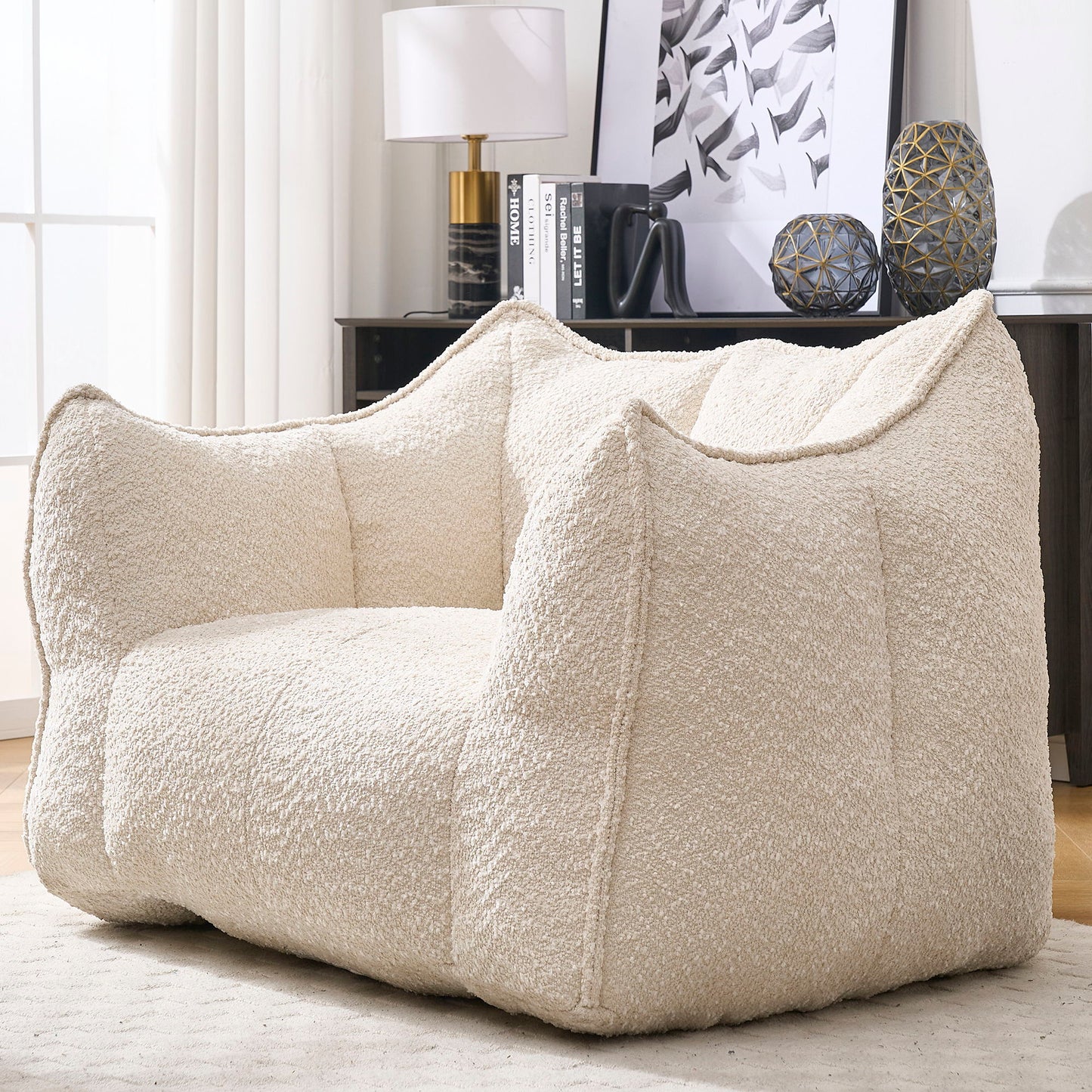 Comfortable Chenille Sofa Chairs With Highly Resilient Foam For Living Rooms And Bedrooms