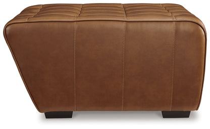 Temmpton - Oversized Accent Ottoman - Chocolate