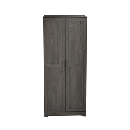 Danbury - Wood Wardrobe - Gray