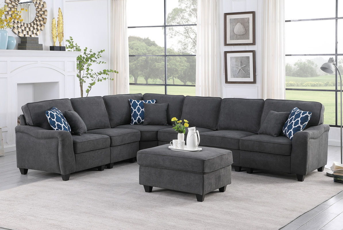 Leo - Woven Modular Sectional Sofa Comfort And Style