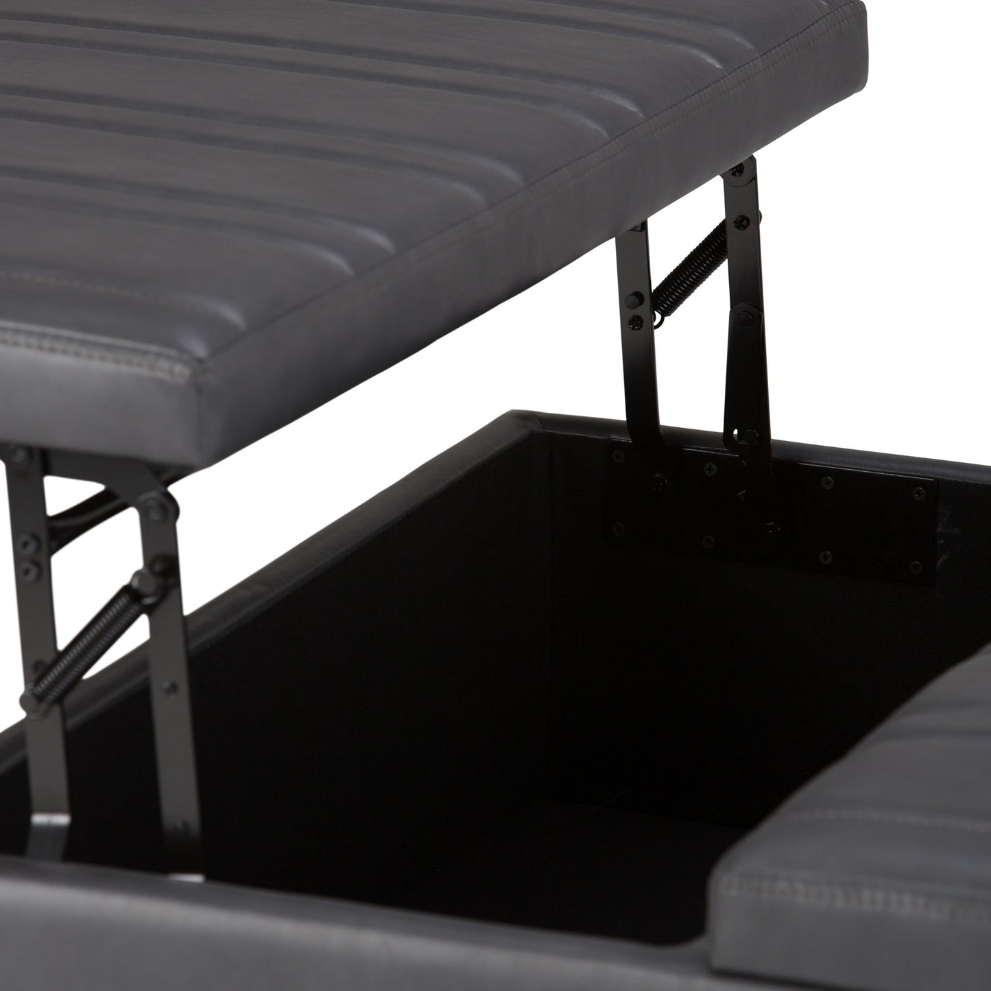 Ellis - Coffee Table Storage Ottoman Contemporary Design