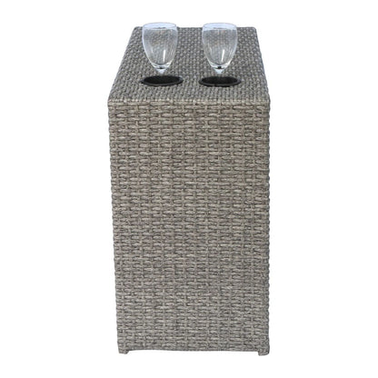 Comfortable Modern Patio Rattan Sectional Set With Cushions