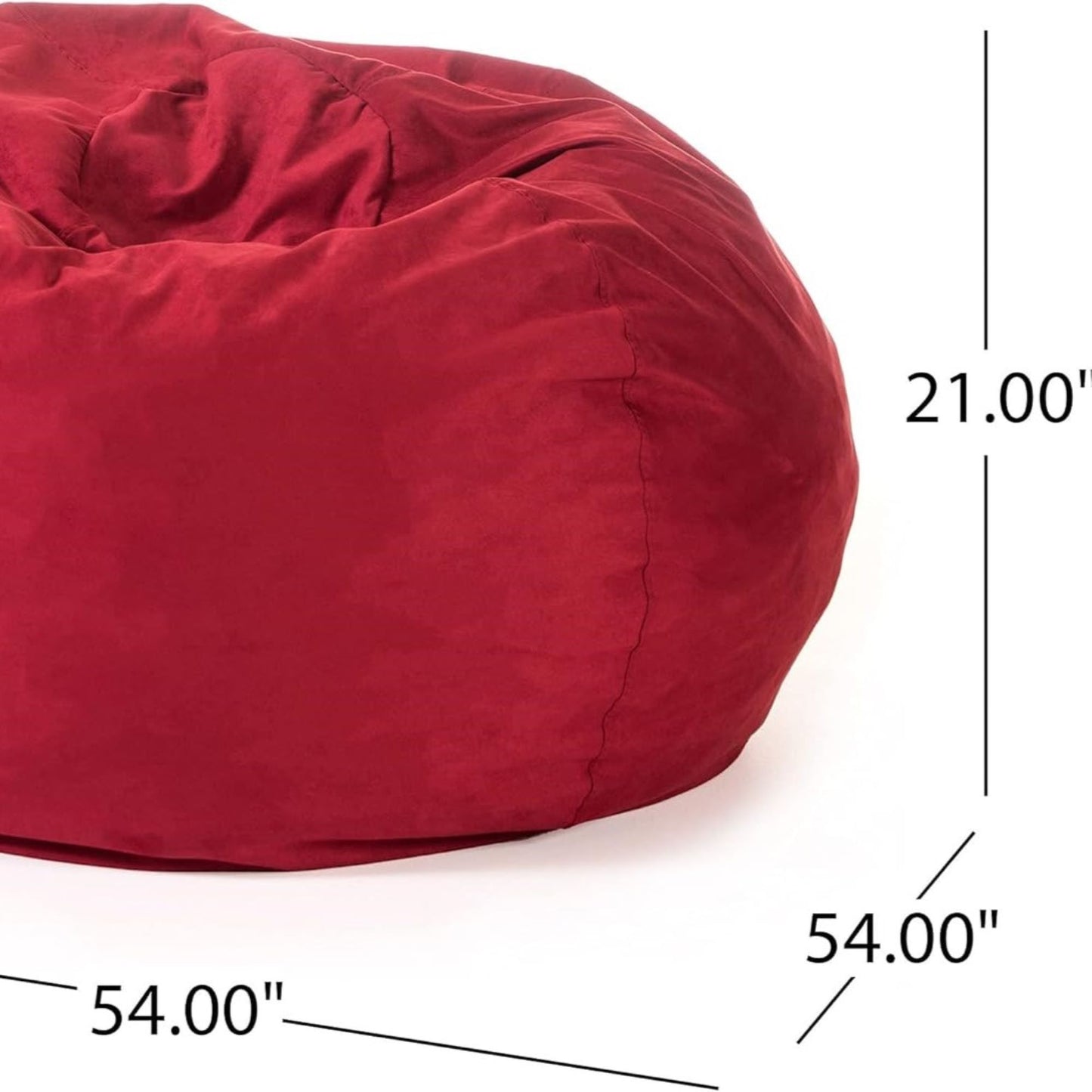 Comfortable High Density Shredded Foam Bean Bag Chair With Removable Cover