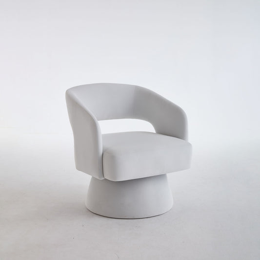 Swivel Barrel Chair With 360 Degree Rotation