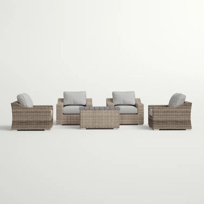 Stylish Sofa Seating Group With Cushions Perfect For Outdoor Gatherings