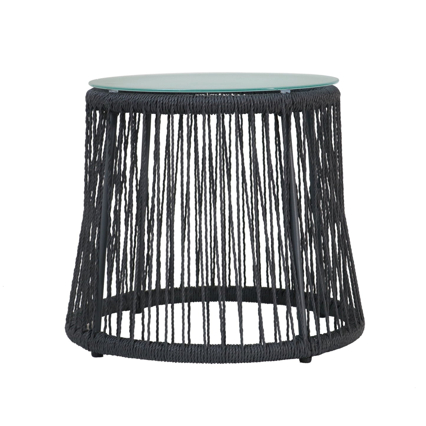 Boho Southport - Side Table With Glass Top