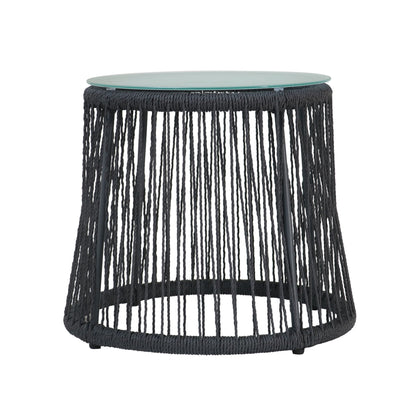 Boho Southport - Side Table With Glass Top