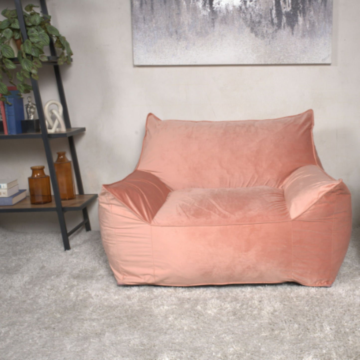 Allea - Bean Bag Chair With Armrests
