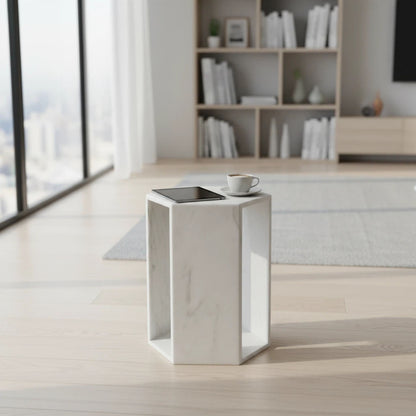 Modern Minimalist Hexagon Side Table