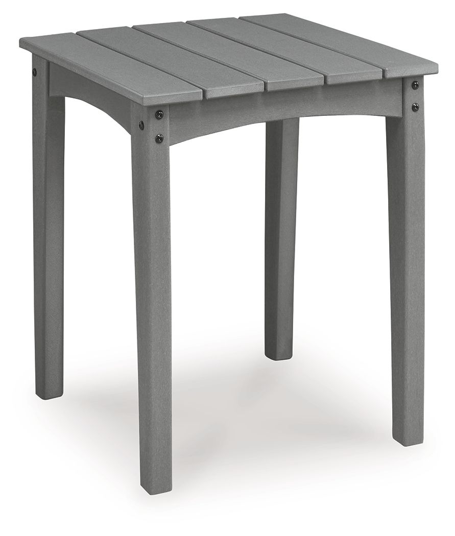 Cove Beach - Square End Table - Gray