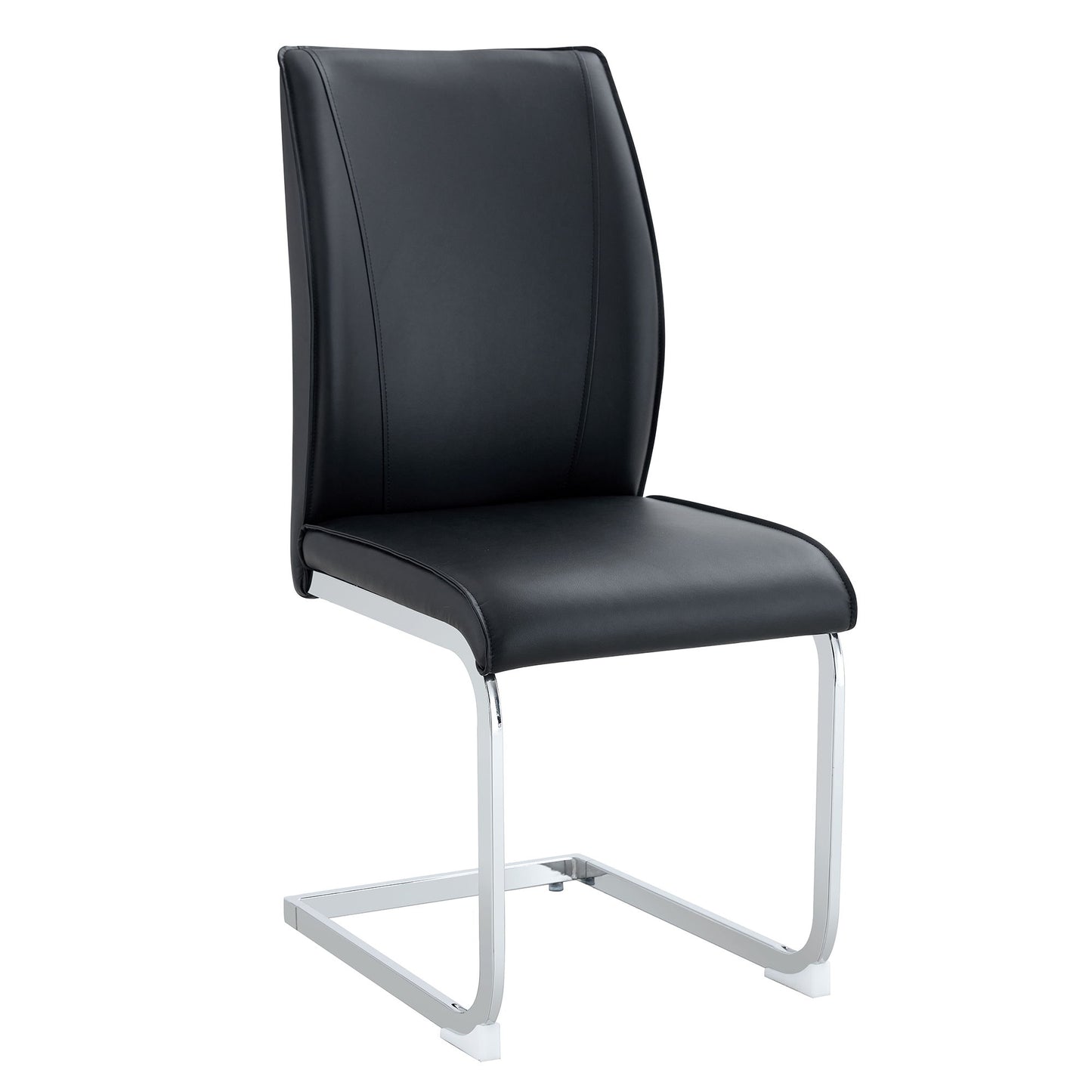 Luxury Simple Arch High Resilience Dining Chair With Arched Leg