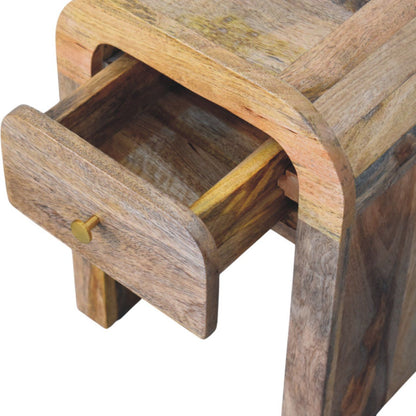 Mini Darcy - Nightstand With Curved Edges