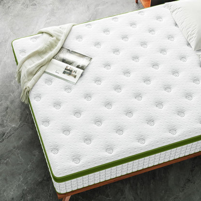 12" Hybrid Mattress With Gel Memory Foam & Pocket Springs
