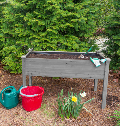 Raised Garden Bed With Legs, Elevated Planter Box For Outdoor Plants
