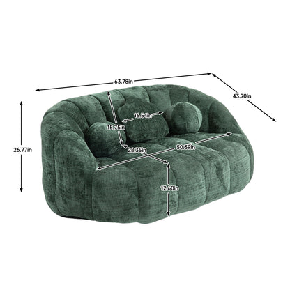 Bean Bag Lazy Sofa Durable Comfort Lounger High Back Bean Bag Chair Couch
