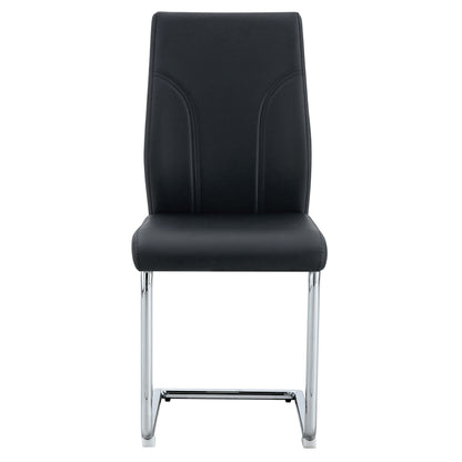Modern Dining Chairs With High Backrest And Sturdy Legs