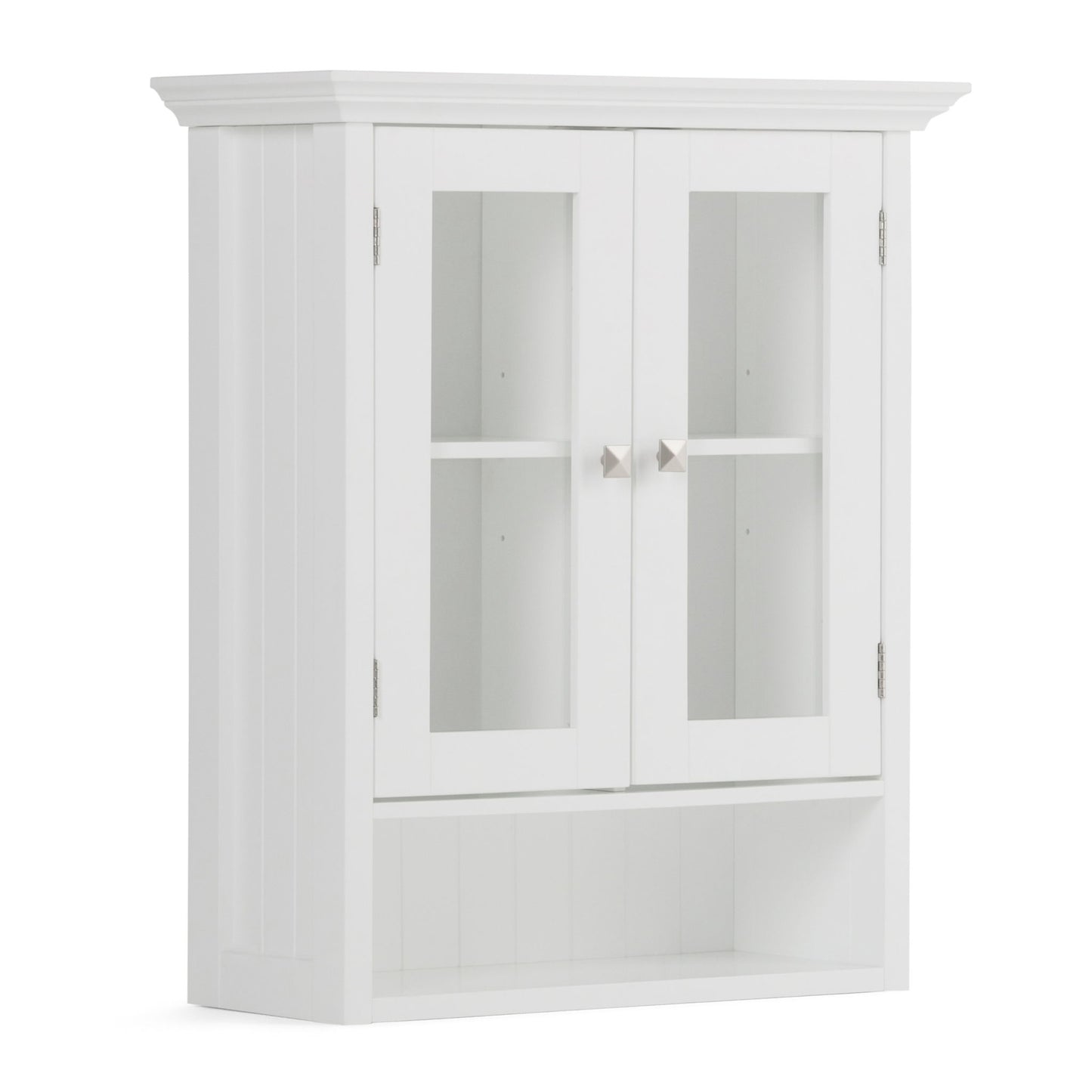 Acadian - Double Door Wall Cabinet - Pure White