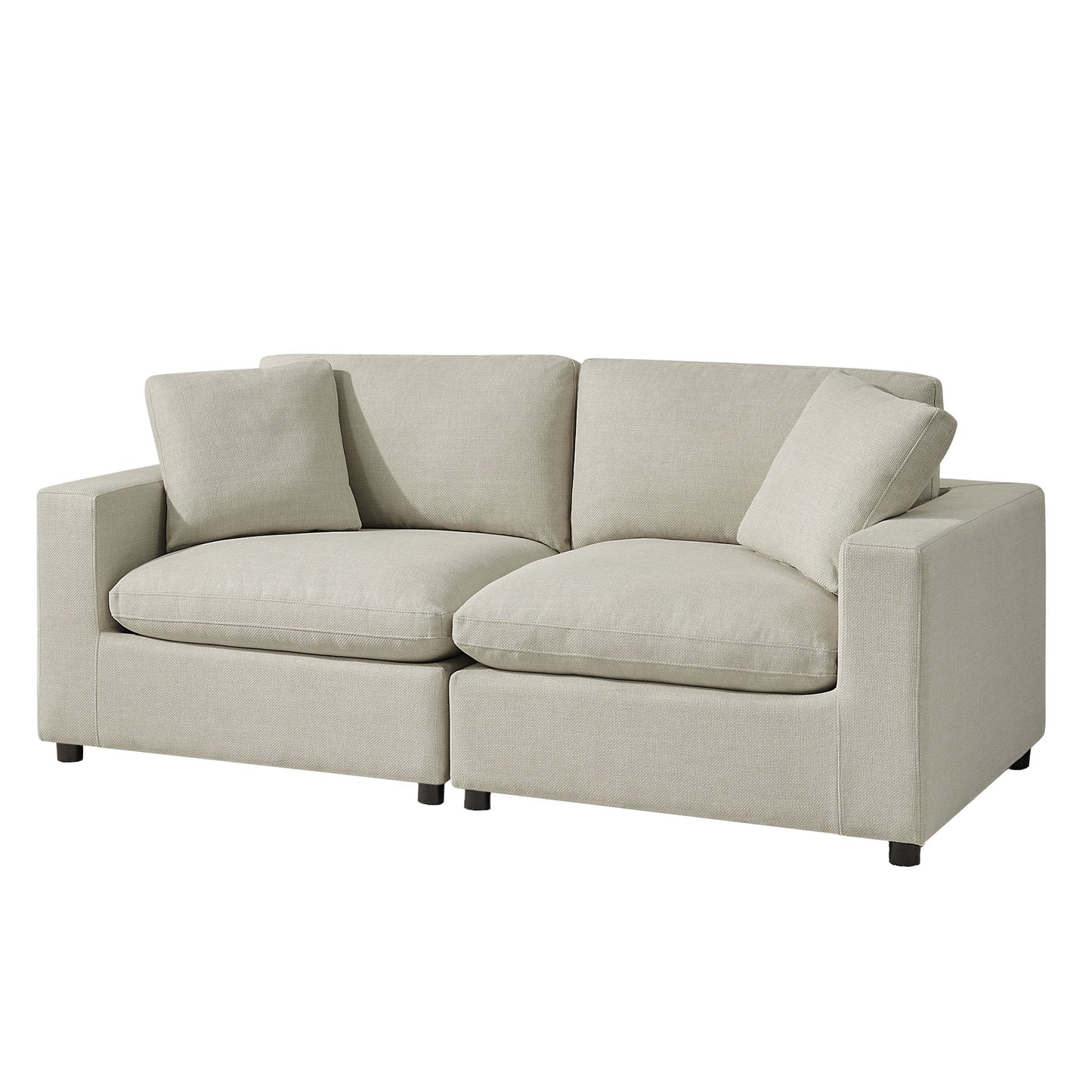 Cassandra - Modular 2 Piece Sofa - Beige