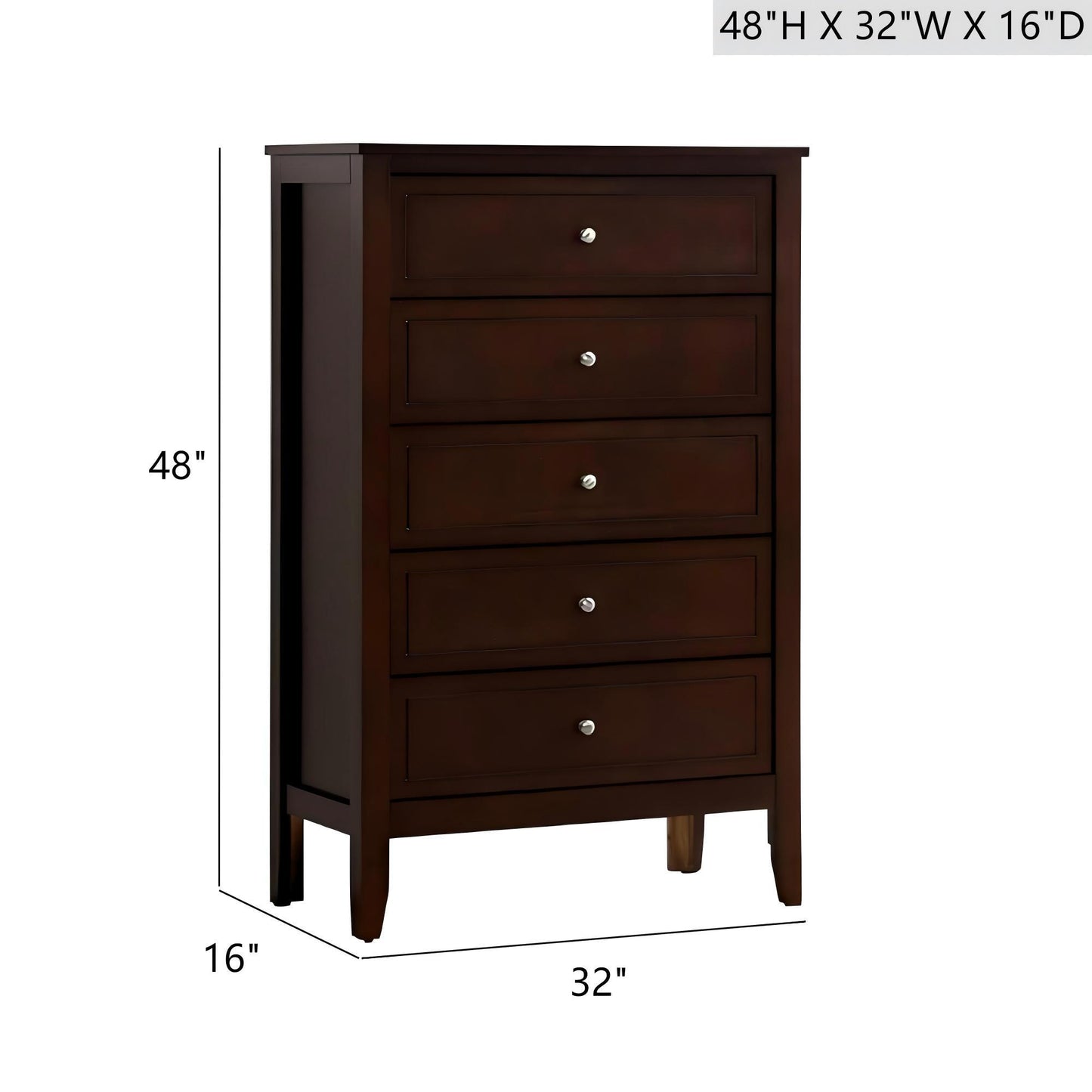 Daniel - Chest, 5 Drawer Storage Unit