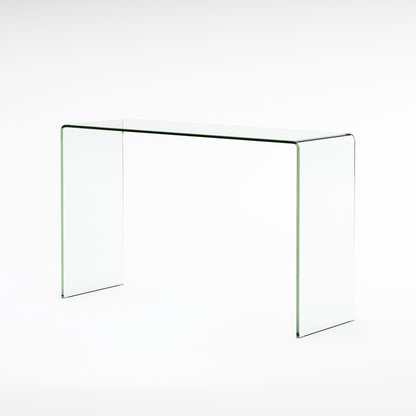 Cadyn - Tempered Glass Console Table Sleek Design - Clear