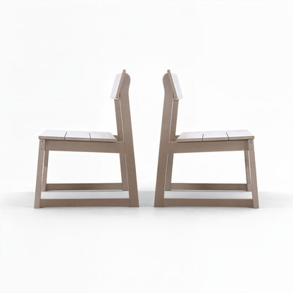 All Weather Patio Dining Chairs (Set of 2)