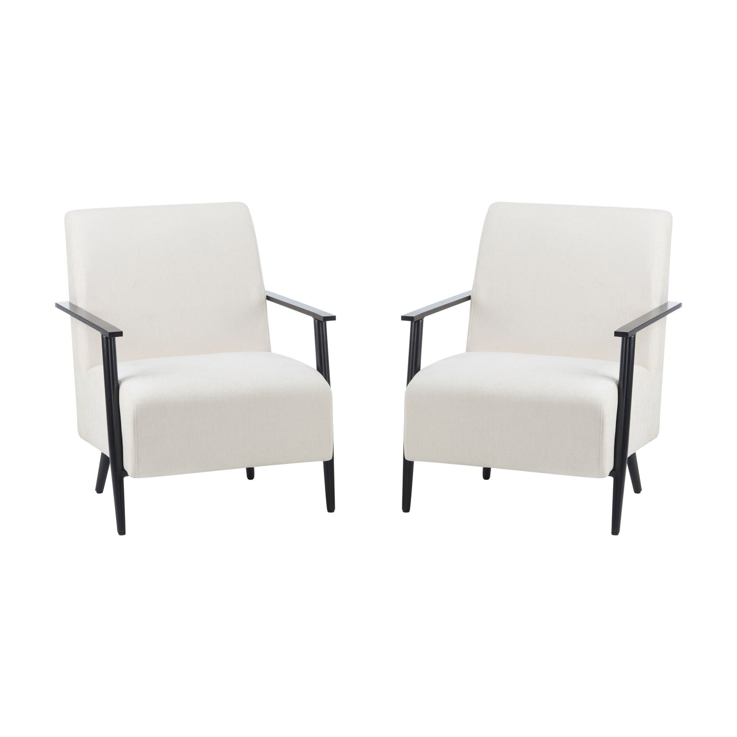 Modern Lounge Chair With Polyester Upholstery