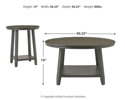 Caitbrook - Occasional Table Set (Set of 3) - Gray