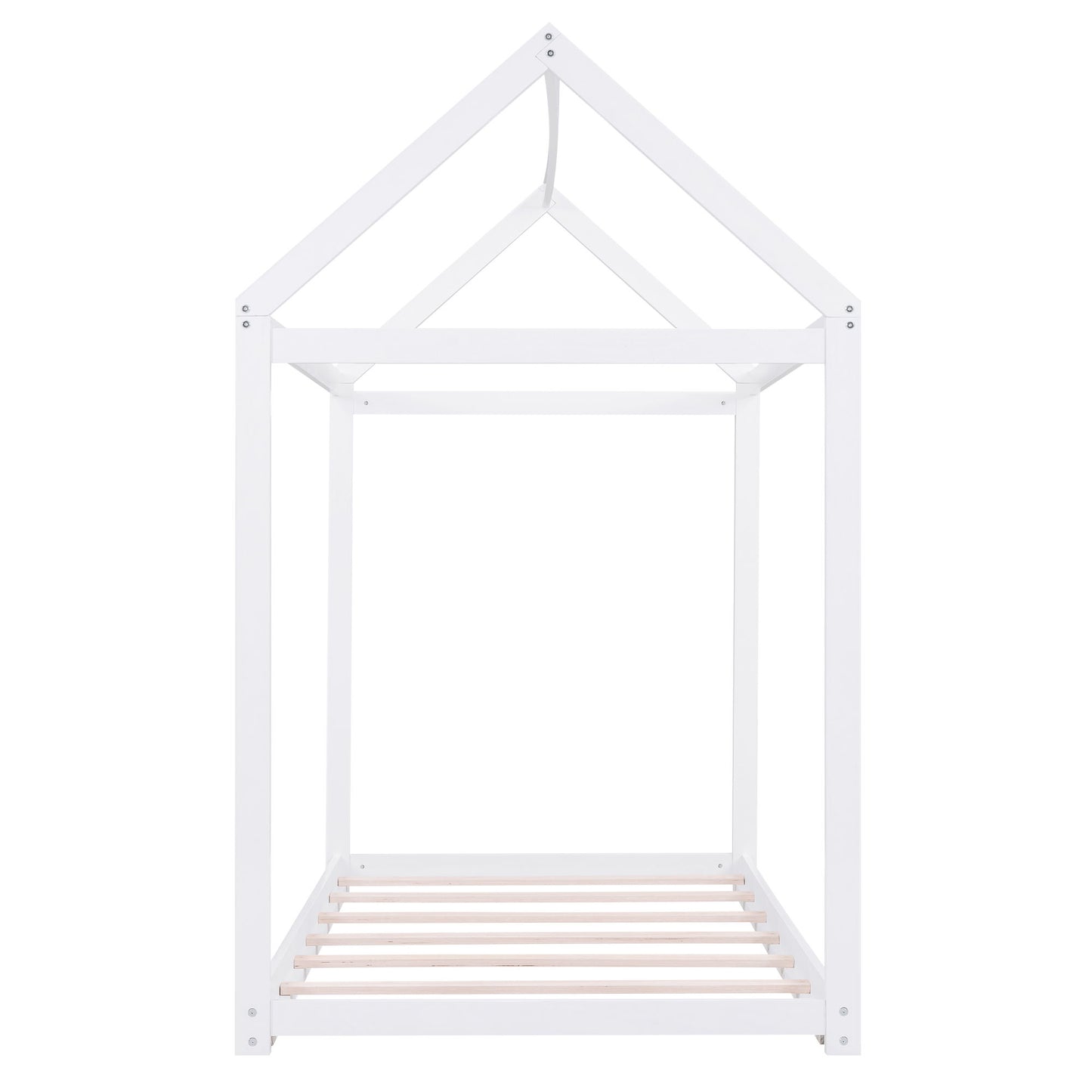 Wooden House Shaped Bed