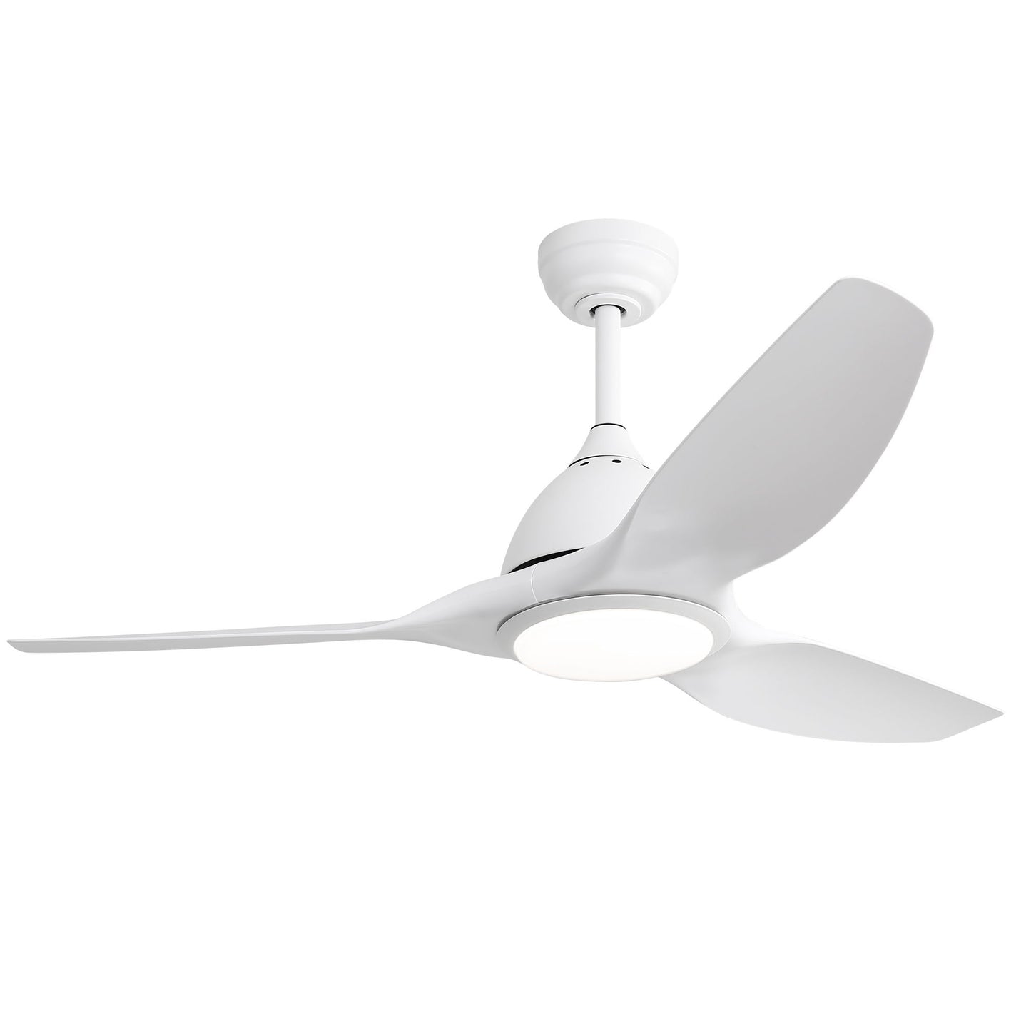 Bredoom Ceiling Fan With Remote Control And LED Light, Blades, Reversible DC Motor For Indoor / Outdoor Use